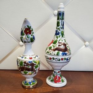 Vintage Pair of Dakas Ewer & Vinegar/Oil Cruet